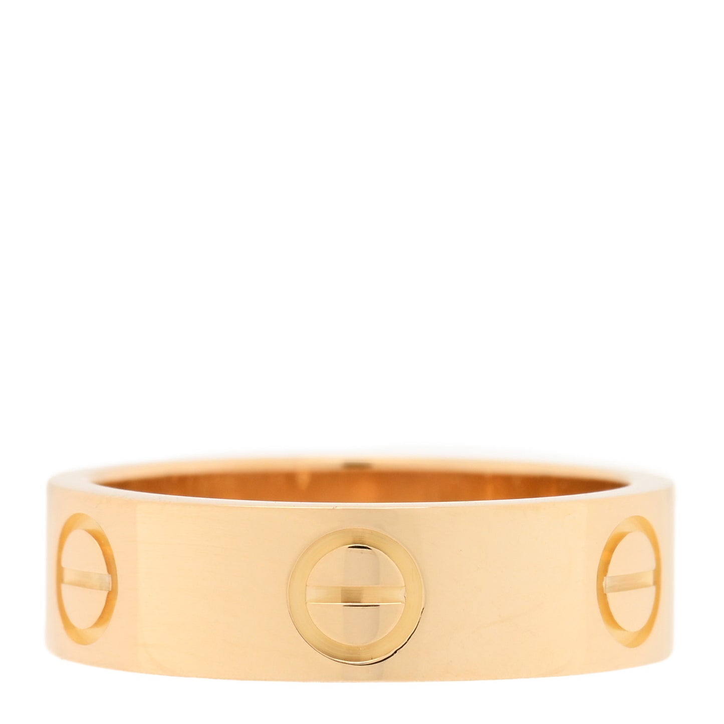 18K Yellow Gold 5.5mm LOVE Ring 52 6