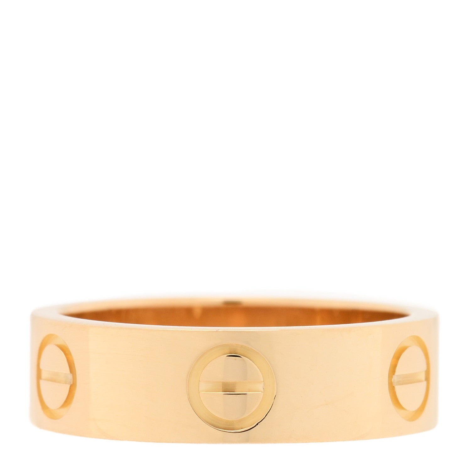 Cartier 18K Yellow Gold 5.5mm LOVE Ring 52 6 1 of 4