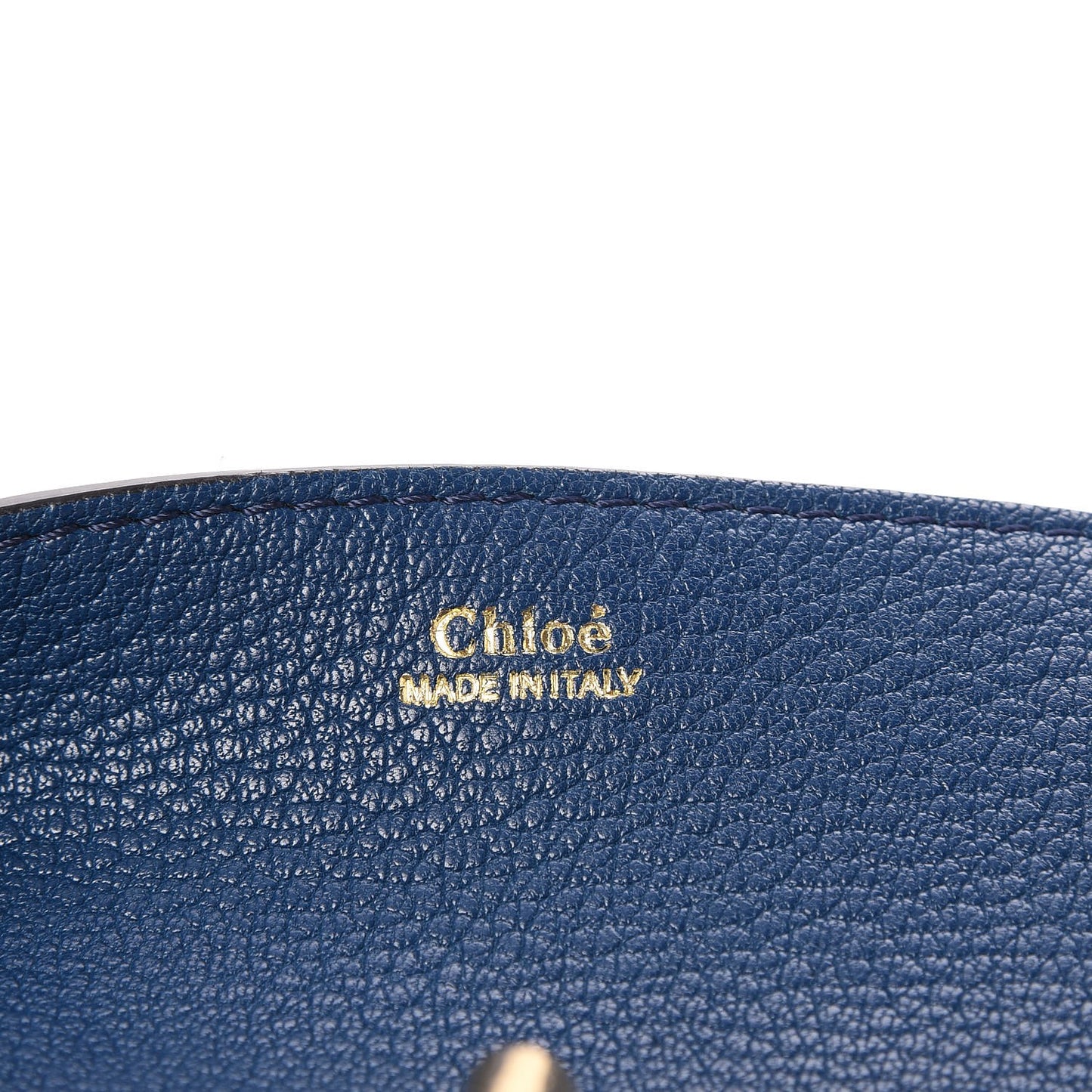 Grained Lambskin Large Drew Shoulder Bag Factory Blue