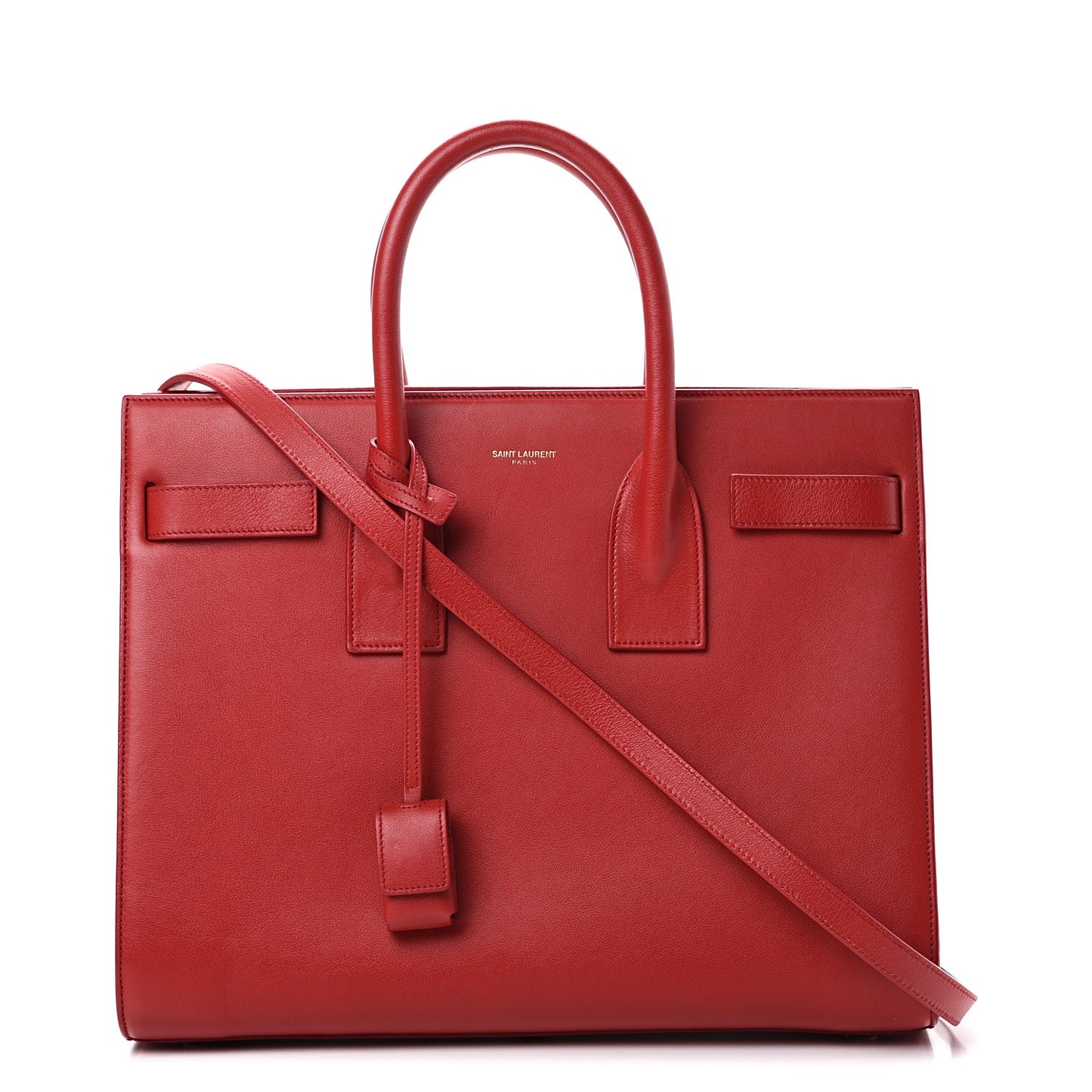 Calfskin Small Sac De Jour Lipstick Red