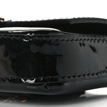 Fendi Vitello Vernice Mou Nano Baguette Belt Charm Black 7 of 7