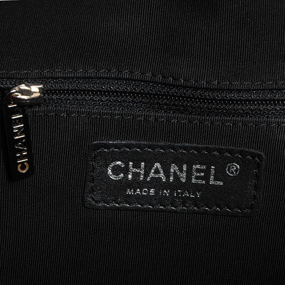 Chanel Calfskin CC Chevron All Day Long CC Bag Black 7 of 7