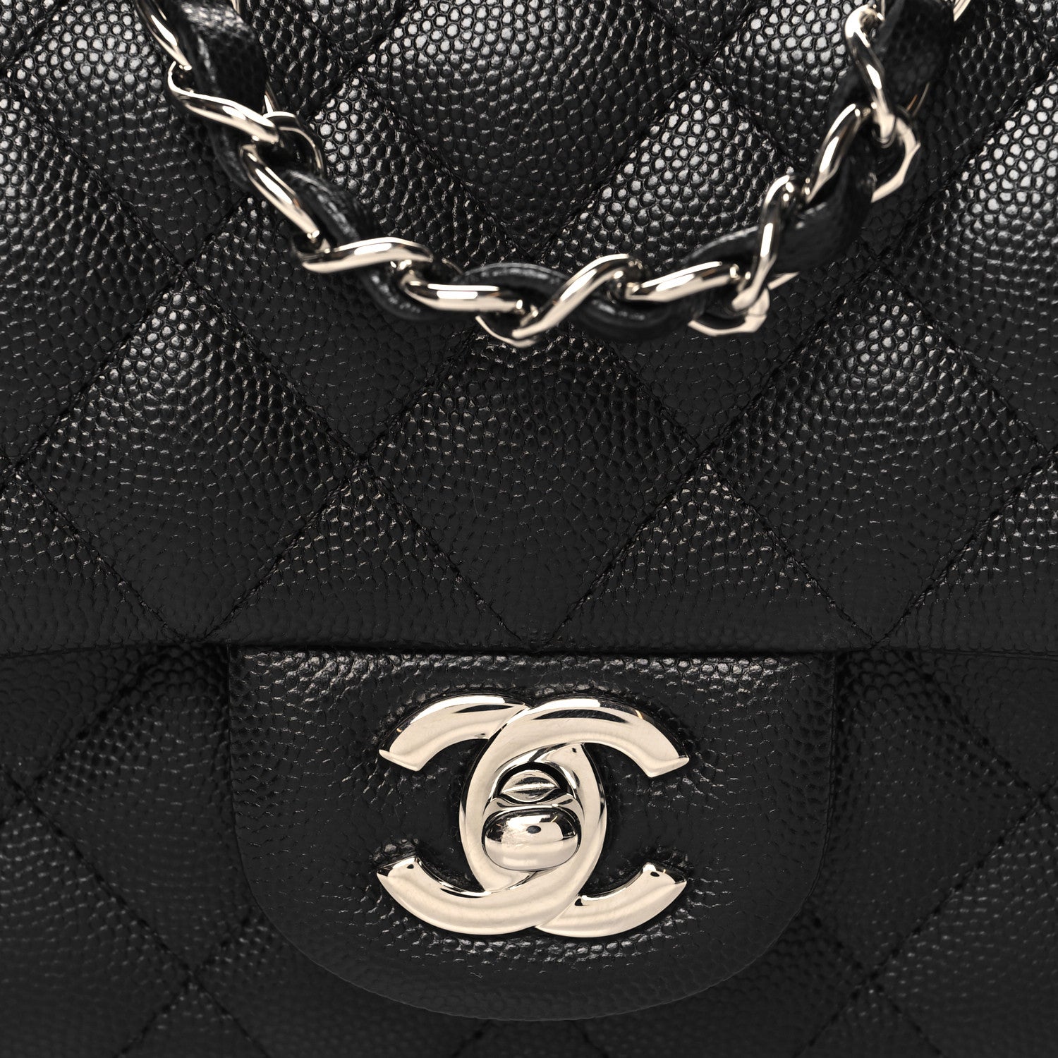 Chanel Caviar Quilted Mini Rectangular Flap Black 8 of 10