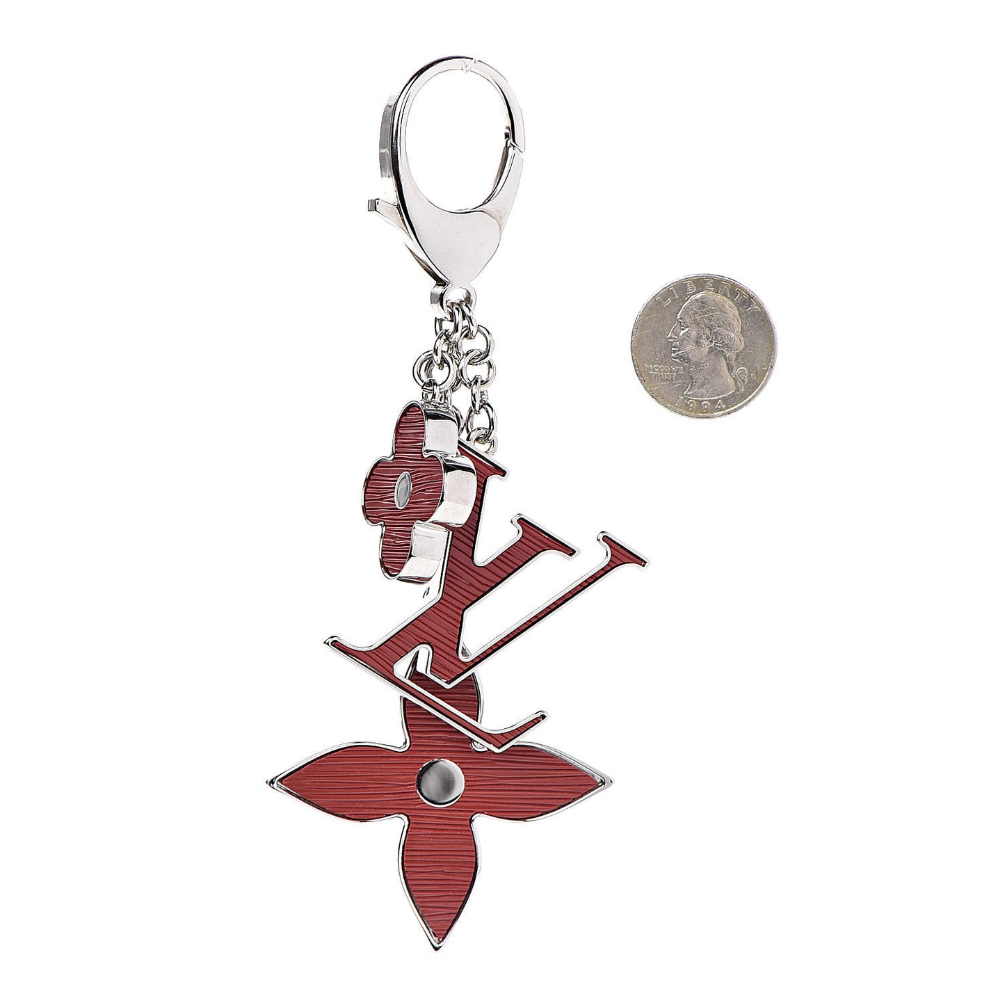 Fleur d Epi Bag Charm Fuchsia