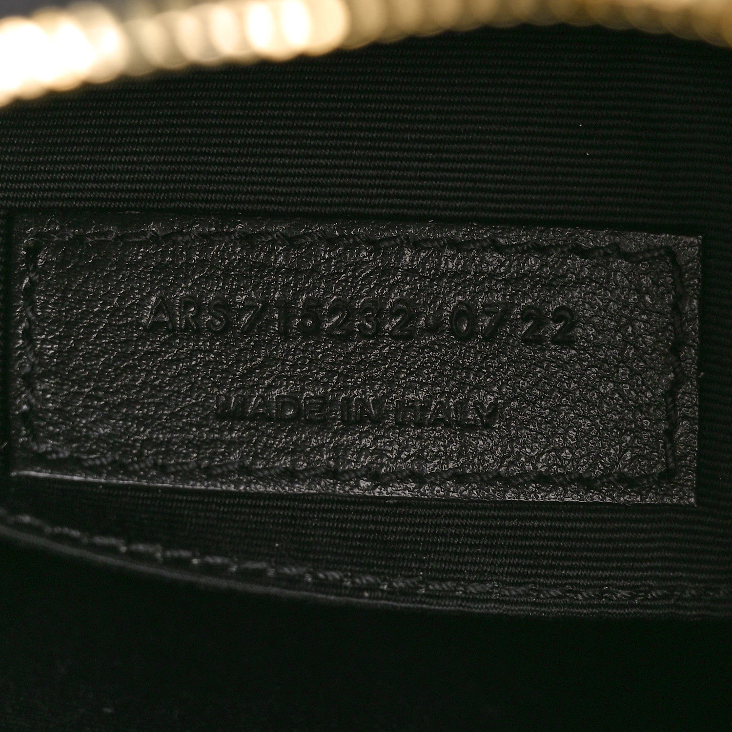 Saint Laurent Calfskin Matelasse Monogram Lou Camera Bag Black 7 of 10