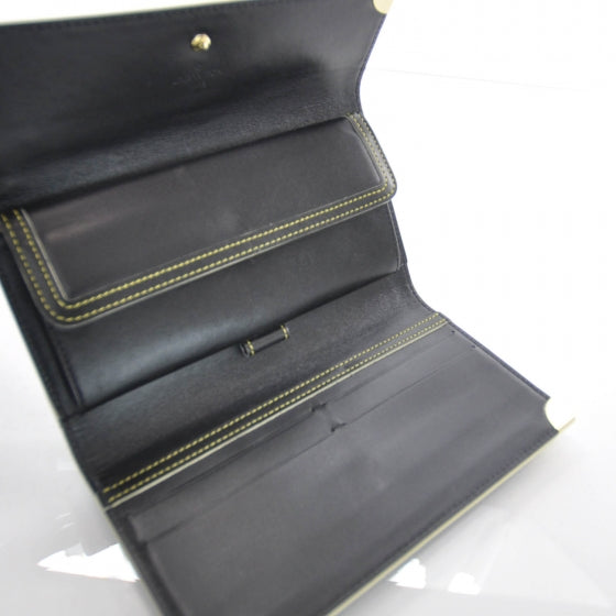 Louis Vuitton Suhali Porte Tresor International Wallet Black 4 of 6