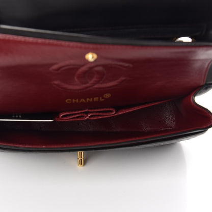 Chanel Lambskin Quilted Small Double Flap Black 8 of 9