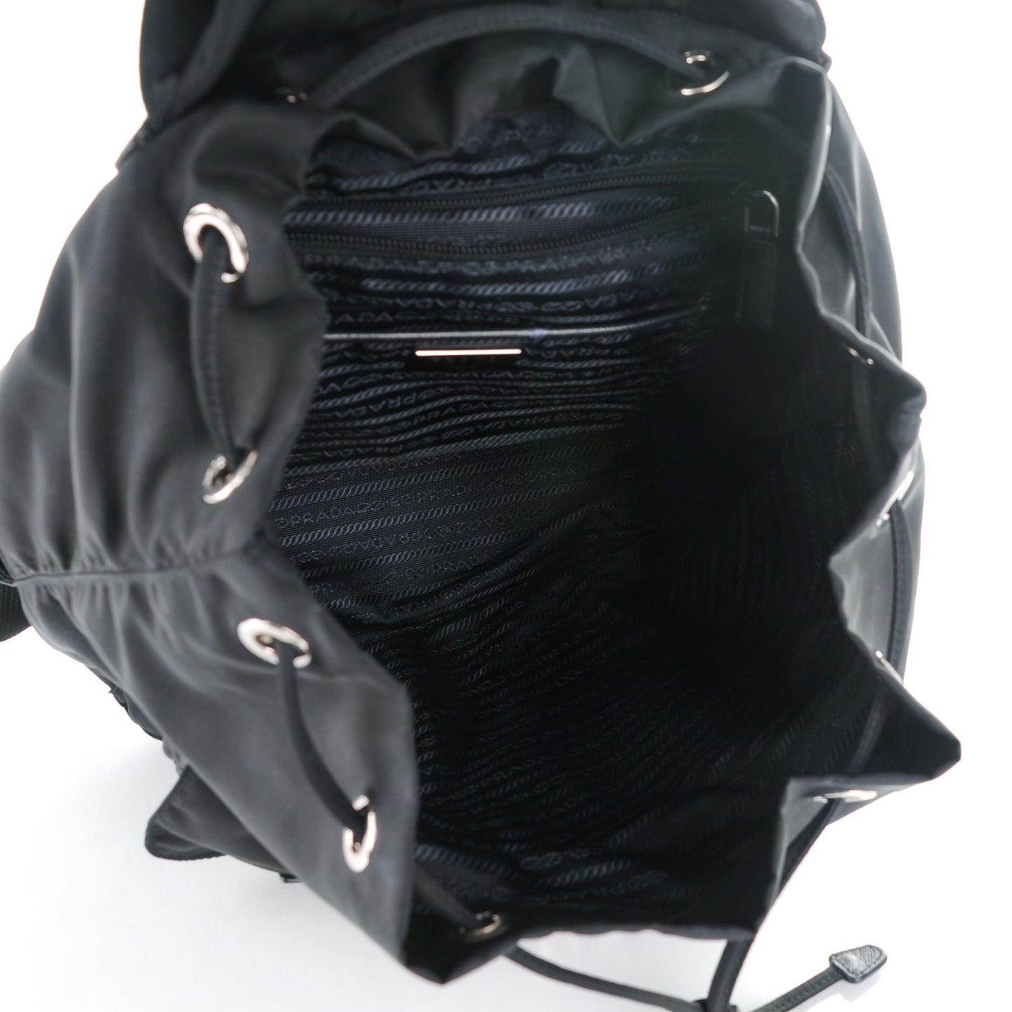 Nylon Vela Medium Backpack Black