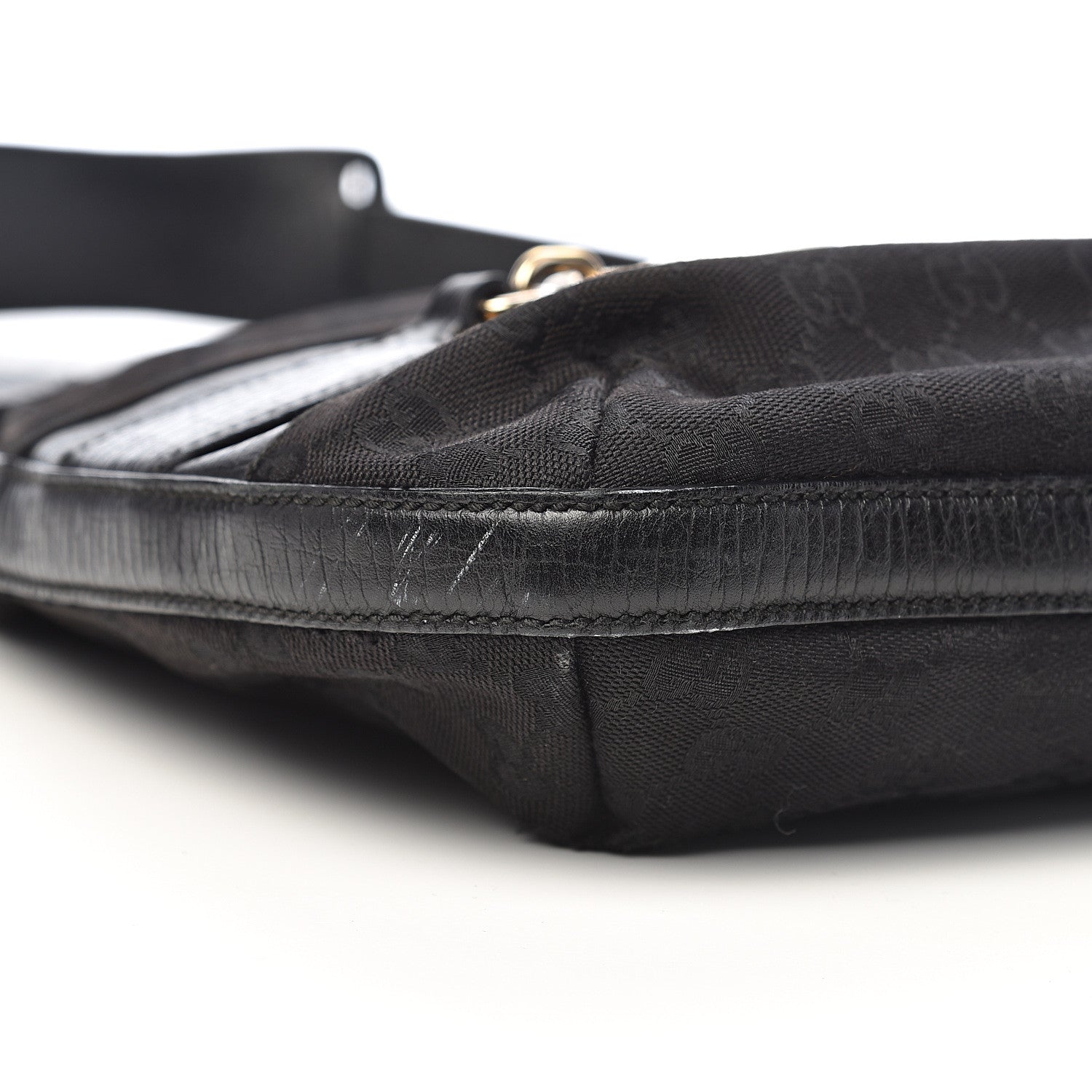 Gucci Monogram Hasler Hobo Black 11 of 14