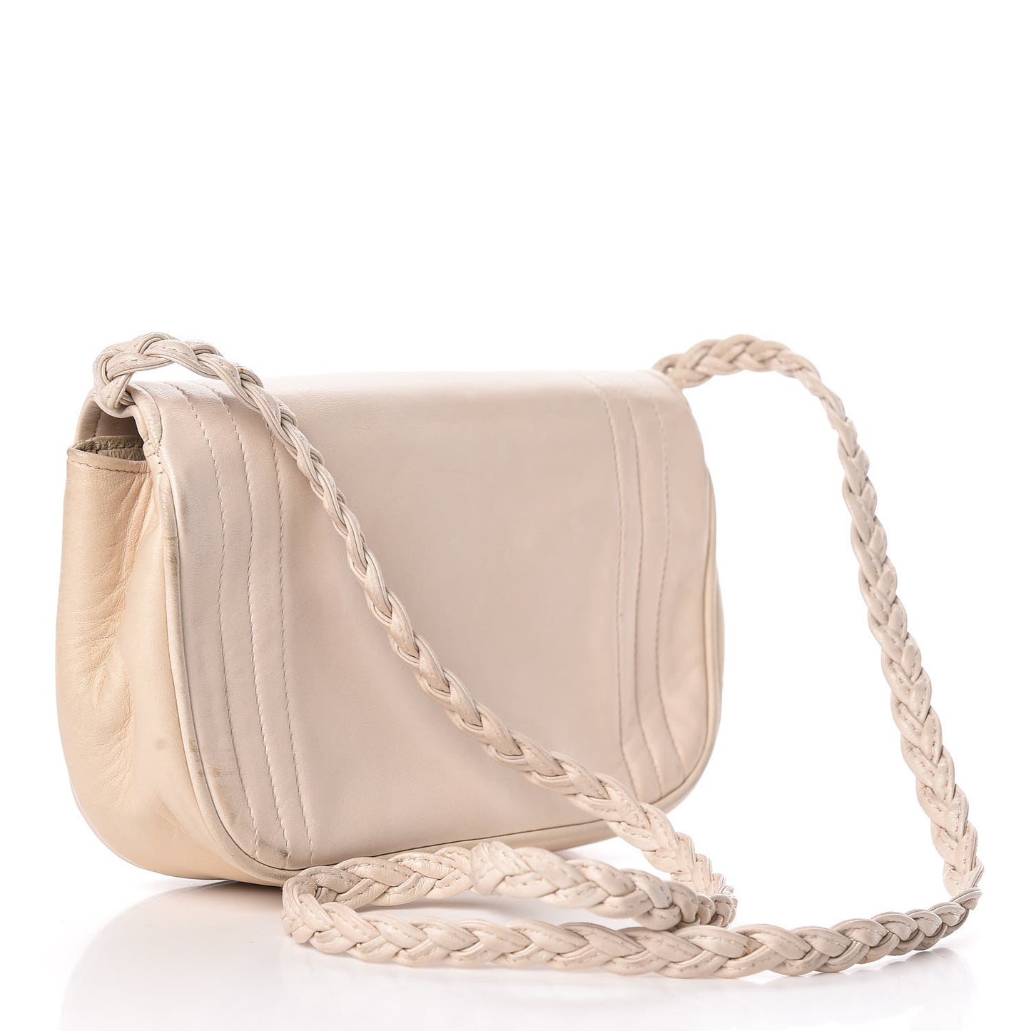 Lambskin Extra Mini CC Flap White