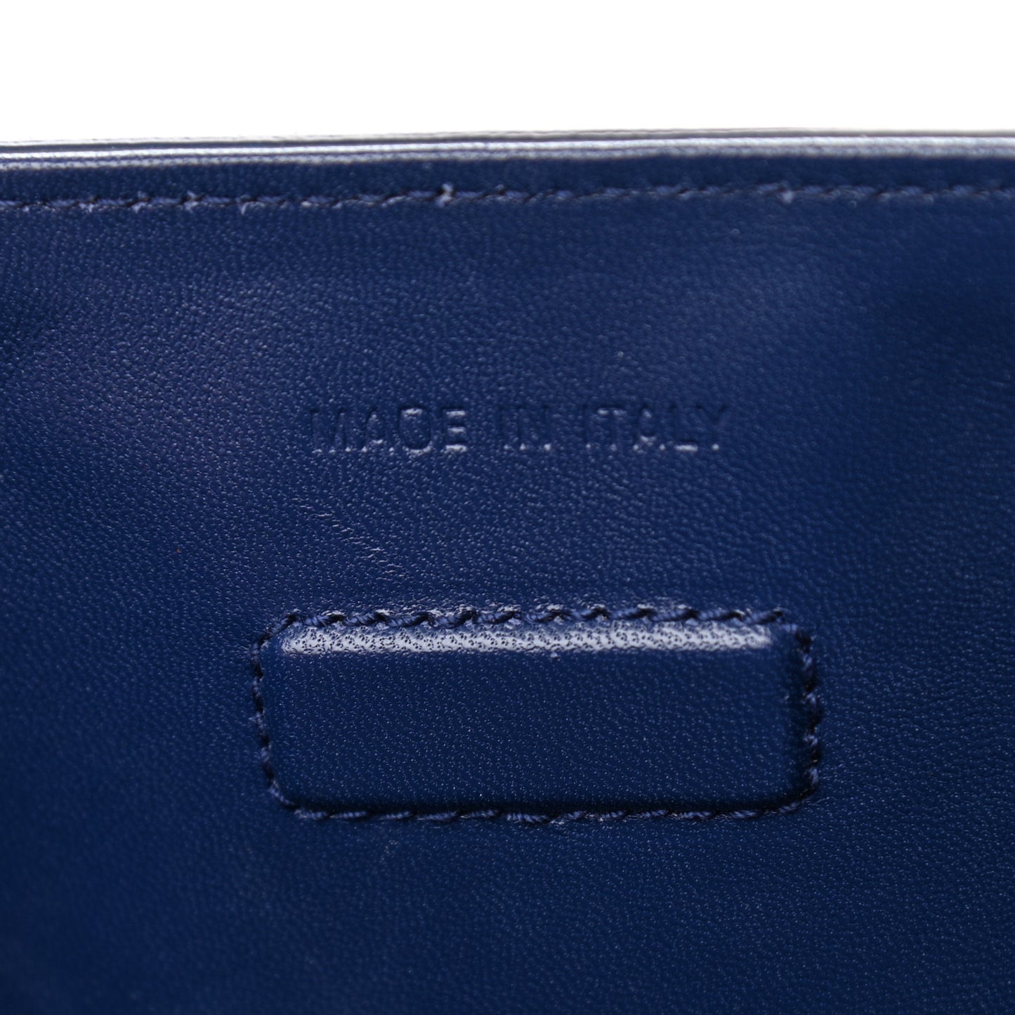 Suede Large Diorever Flap Navy