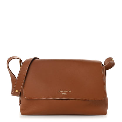 Louis Vuitton Grained Calfskin Low Key Messenger Cognac 1 of 10