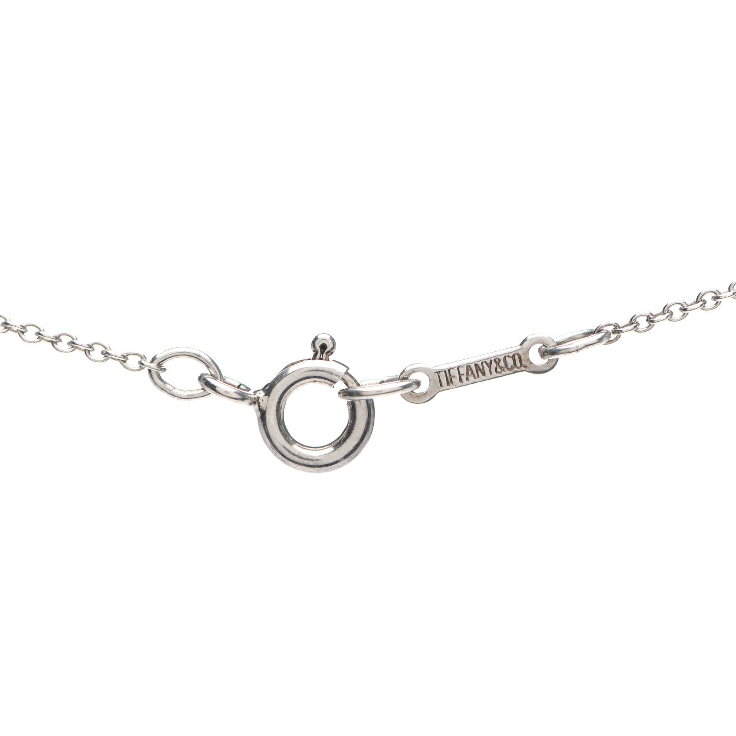 Tiffany Sterling Silver Paloma Picasso Graffiti X Pendant Necklace 4 of 4