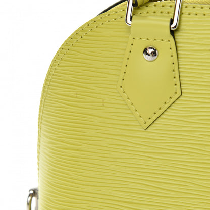 Louis Vuitton Epi Jacquard Alma BB Yellow Citron 13 of 13