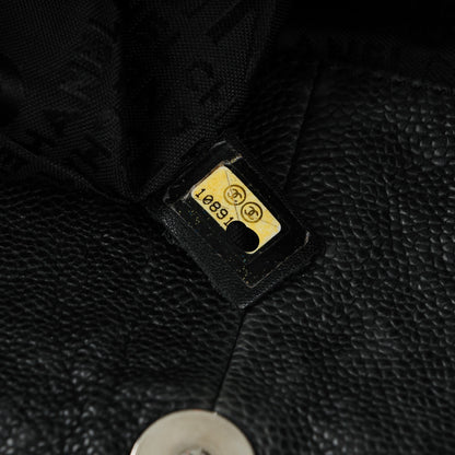 Chanel Distressed Caviar XL Coco Cabas Black 9 of 9