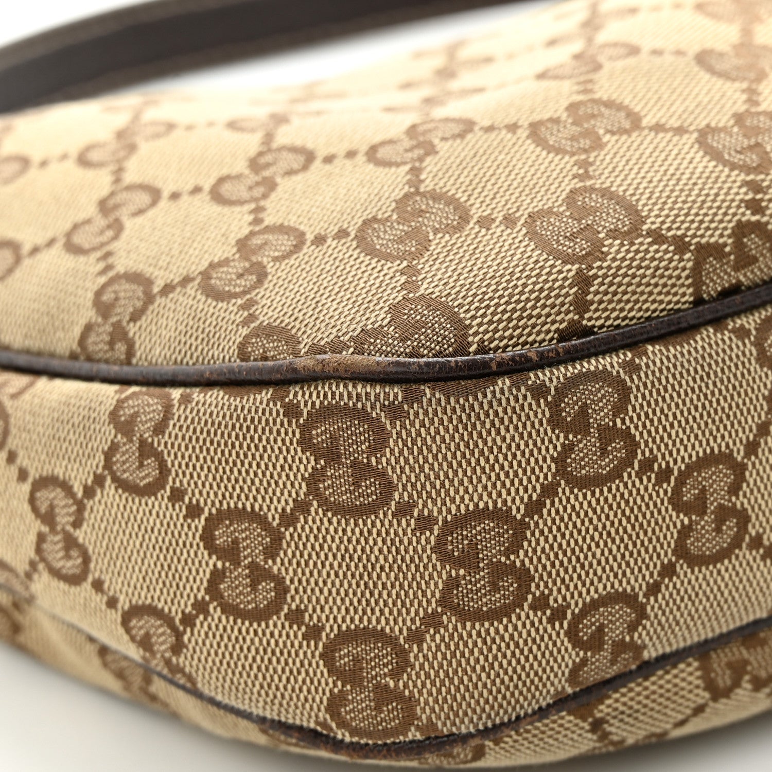 Gucci Monogram Charmy Hobo Brown 9 of 17