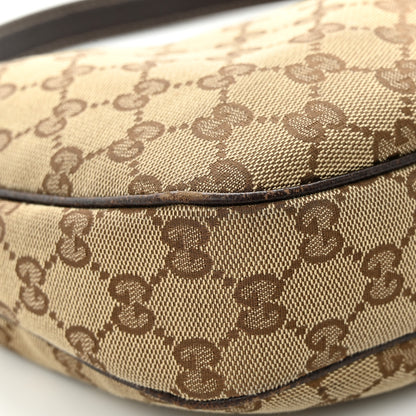 Gucci Monogram Charmy Hobo Brown 9 of 17