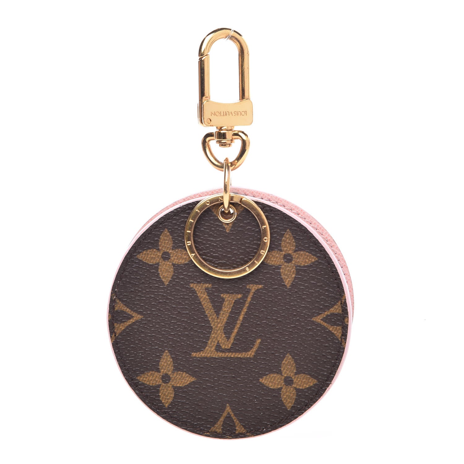 Louis Vuitton Monogram LV Mirror Key Holder Rose Ballerine 1 of 6