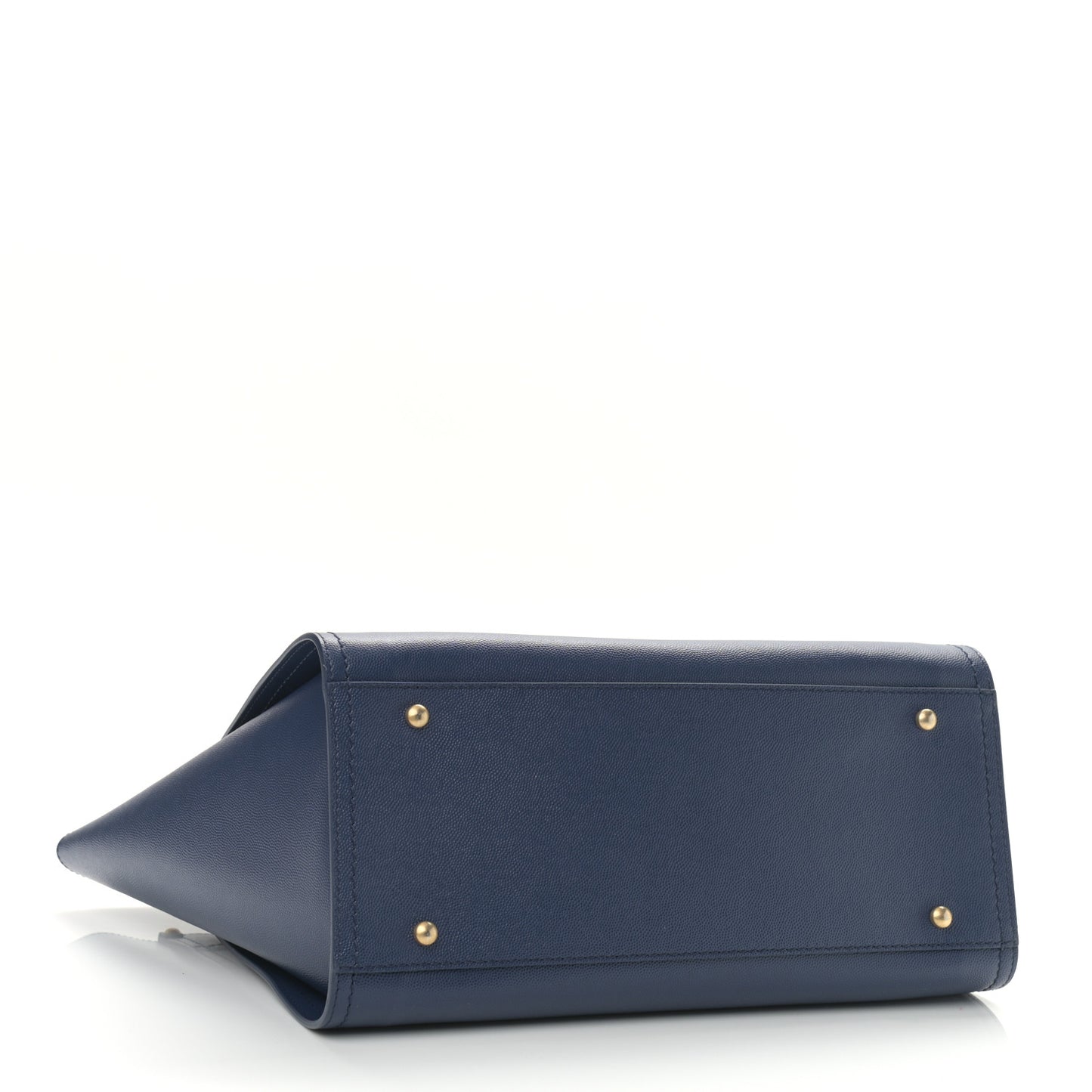 Caviar Small Studded Deauville Tote Navy