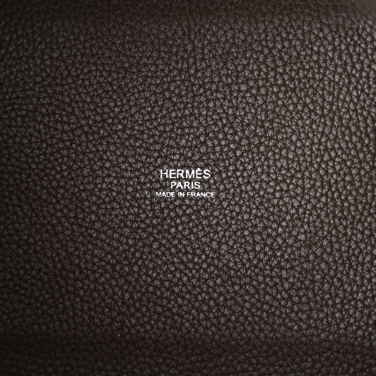 Hermes Taurillon Clemence Picotin 18 PM Cafe 6 of 10
