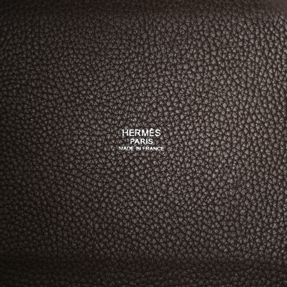 Hermes Taurillon Clemence Picotin 18 PM Cafe 6 of 10