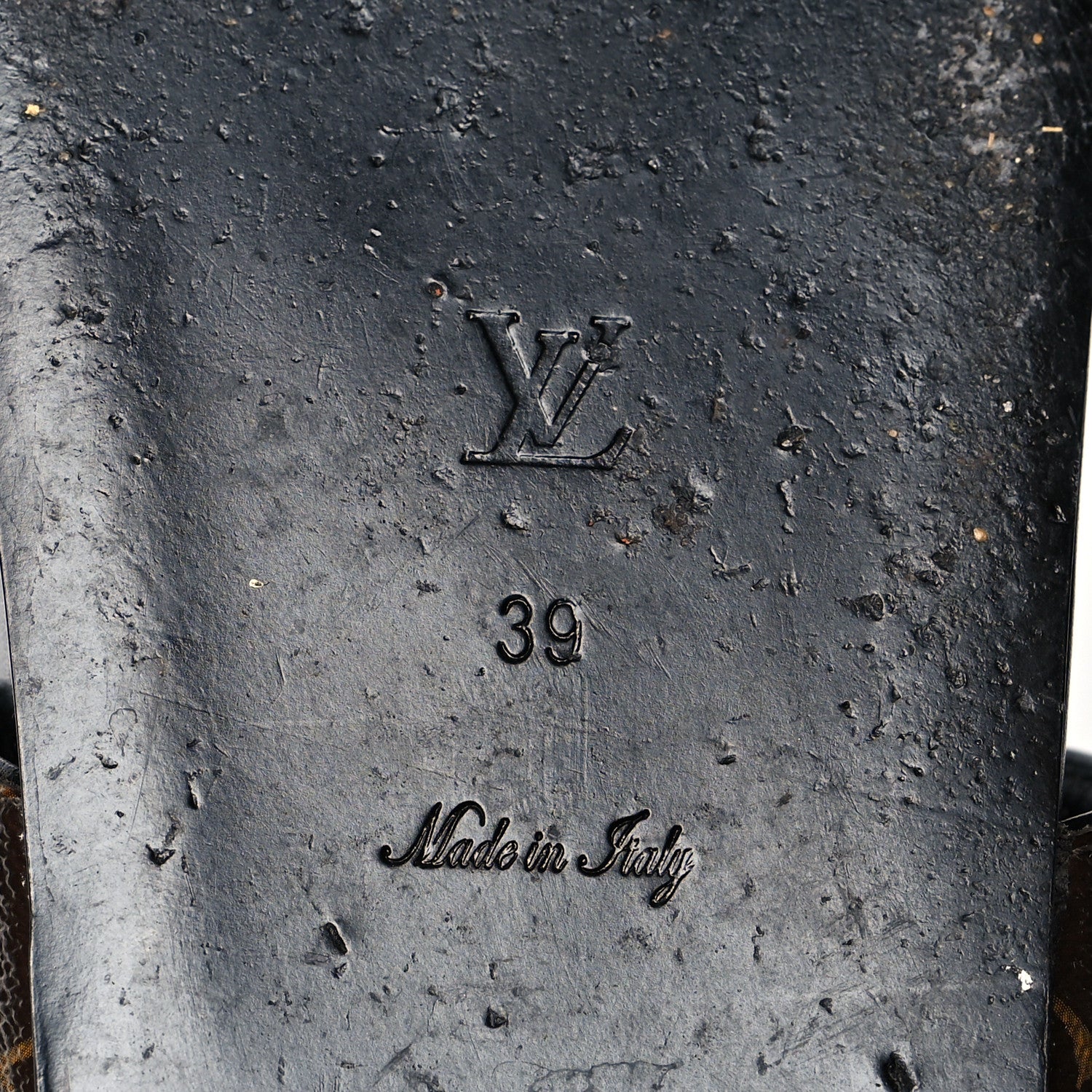 Louis Vuitton Monogram Bom Dia Mule Sandals 39 Black 6 of 10