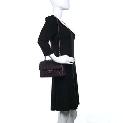 Chanel Lambskin Quilted Small Double Flap Purple 2 of 10