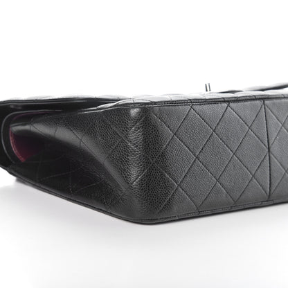 Chanel Caviar Quilted Jumbo Double Flap Black 8 of 16