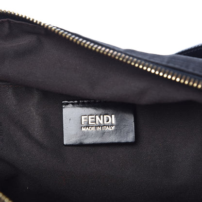 Fendi Zucca Enamel Mia Shoulder Bag Black 6 of 9