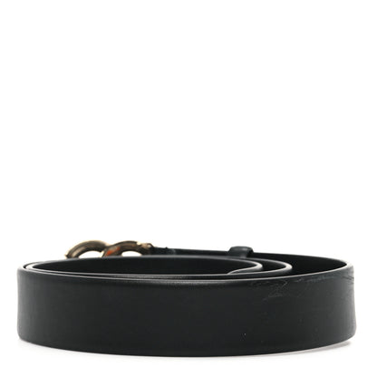 Chanel Calfskin Crystal Metal Quilted Quilted CC Belt 80 32 Black 2 of 4