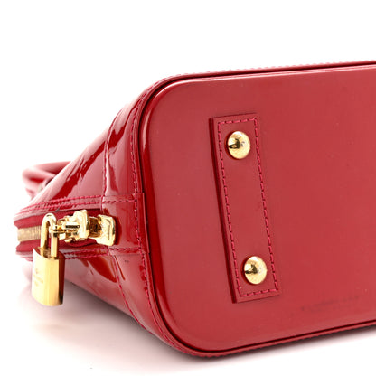 Louis Vuitton Vernis Alma BB Pomme D'Amour 9 of 13