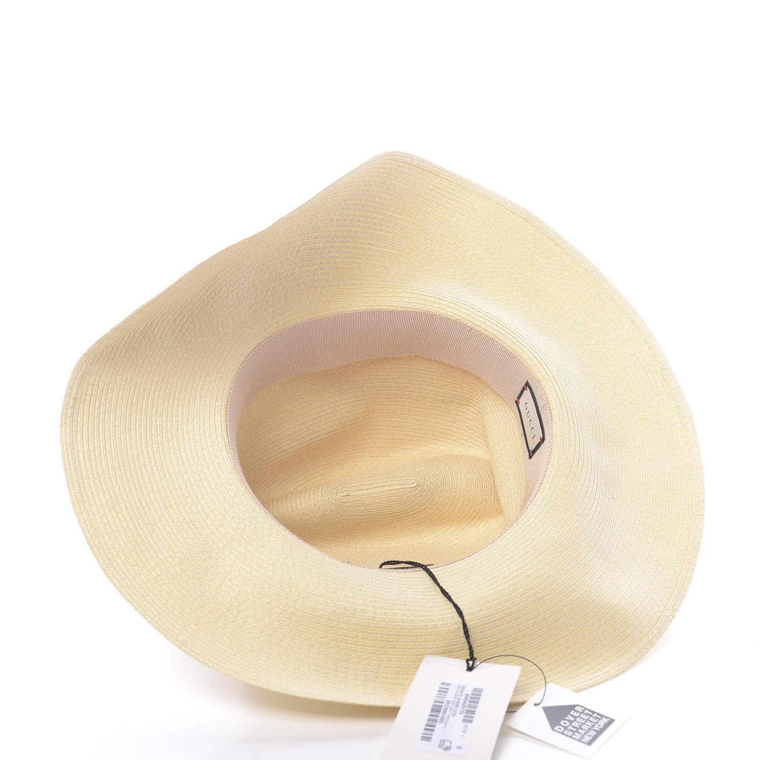 Gucci Raffia Double G Bucket Hat S Ivory 5 of 7