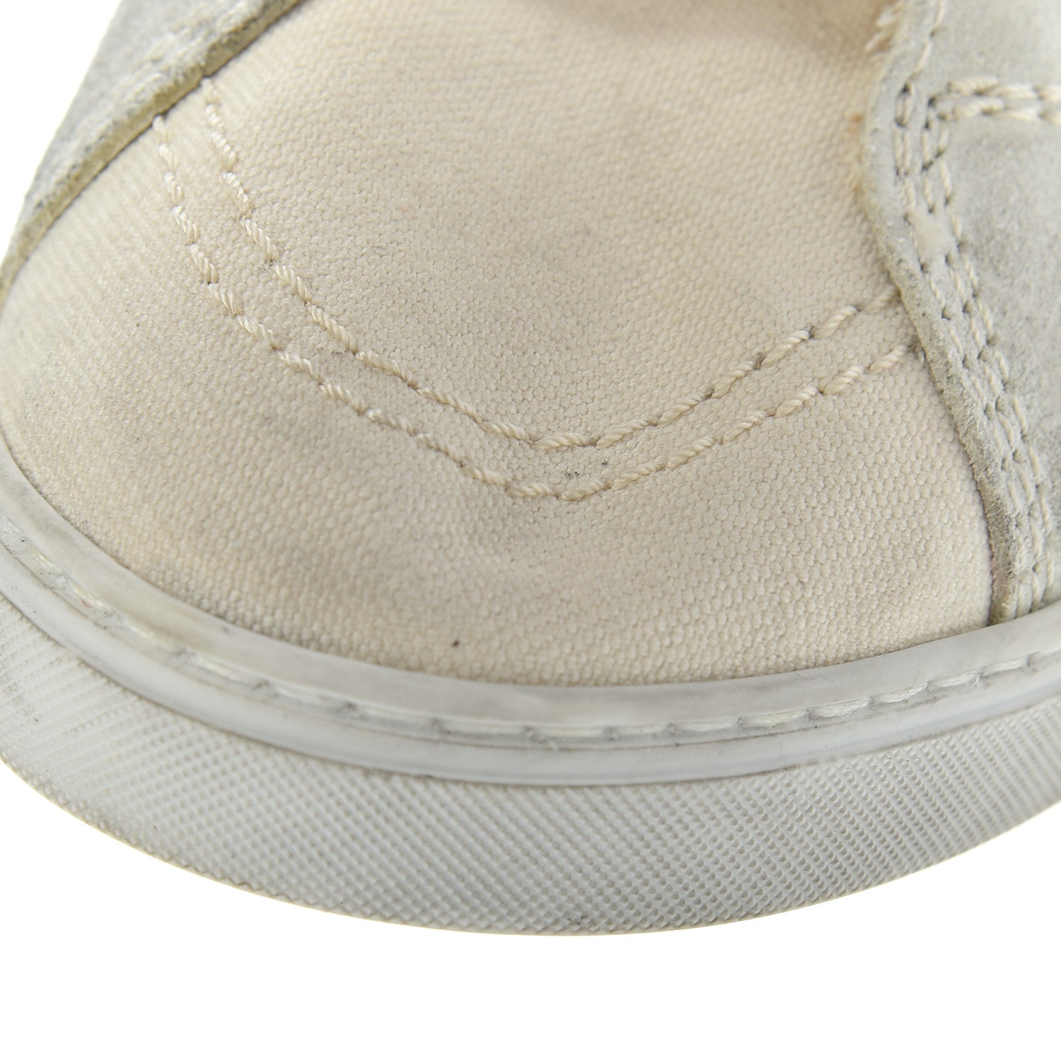 Saint Laurent Distressed Canvas Smoking Forever High Top Sneakers 40.5 Milk Panna 13 of 13