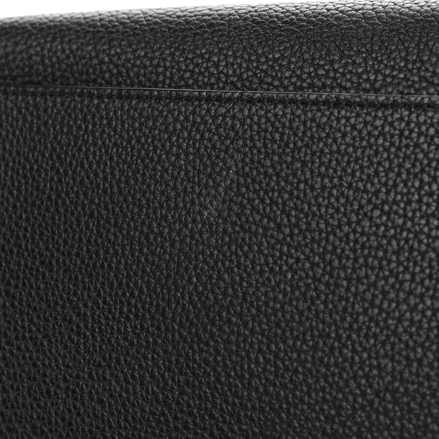 Celine Drummed Calfskin Suede Trapeze Black 5 of 5