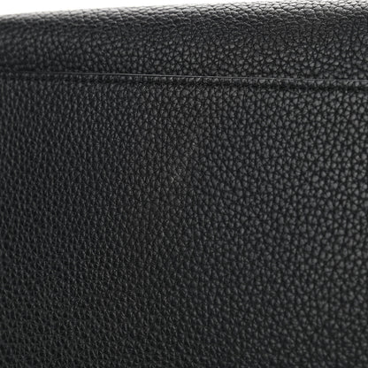 Celine Drummed Calfskin Suede Trapeze Black 5 of 5