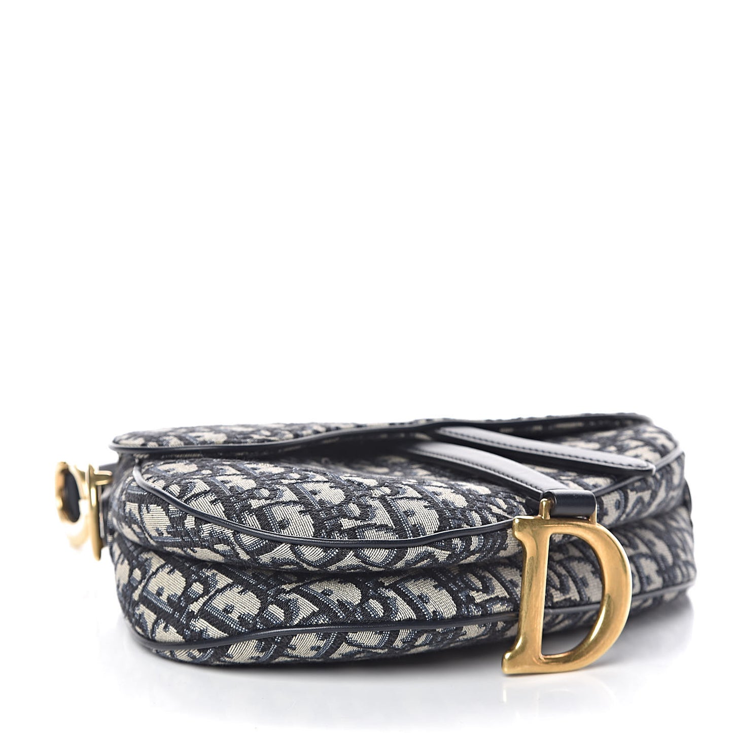 Oblique Saddle Bag Blue