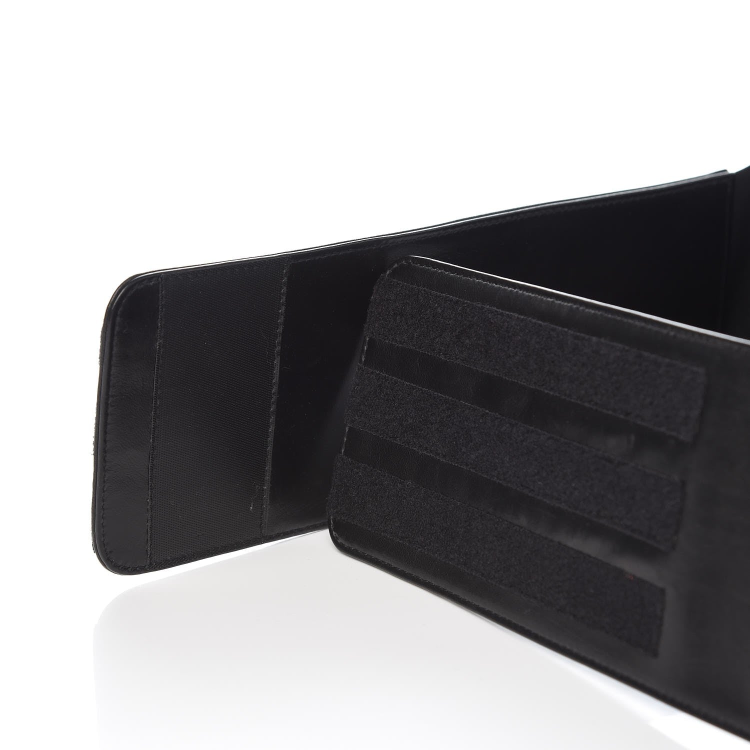 Chanel Lambskin Quilted Wide Belt M Black 4 of 7