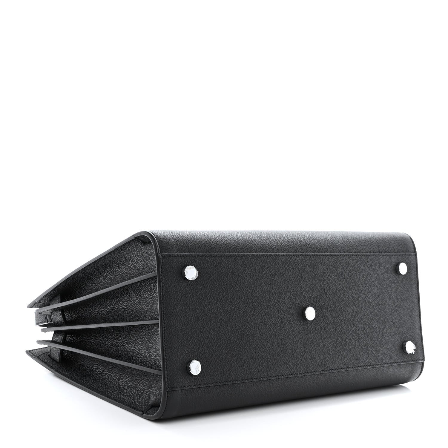 Saint Laurent Grained Calfskin Small Sac De Jour Black 4 of 10