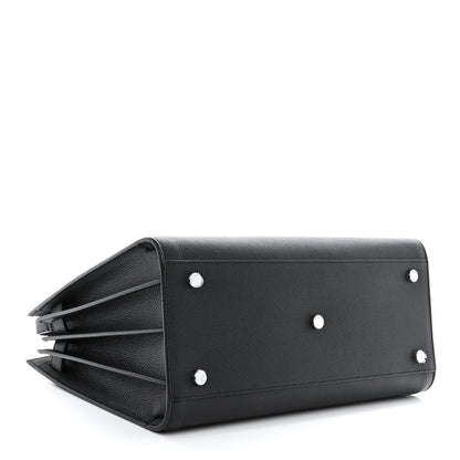 Saint Laurent Grained Calfskin Small Sac De Jour Black 4 of 10
