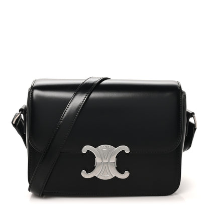 Celine Shiny Calfskin Teen Triomphe Black 1 of 9