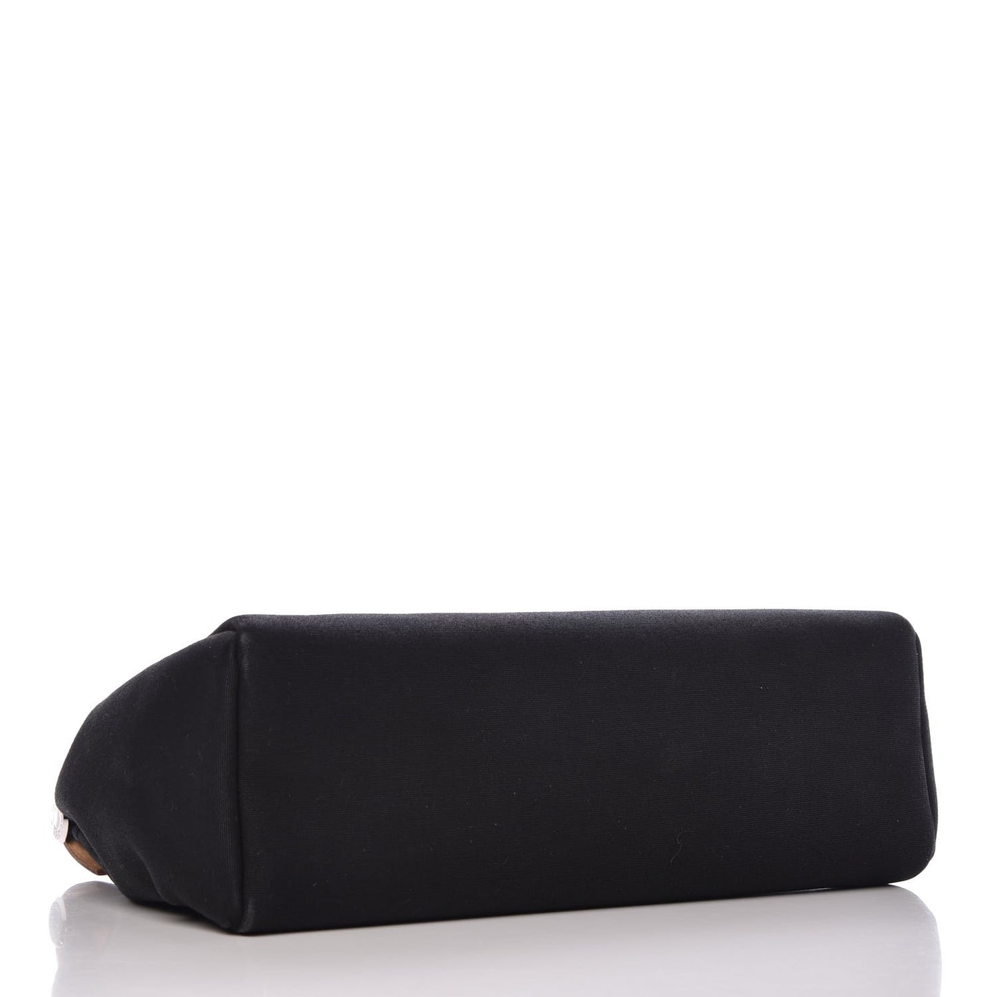 Toile Vache Calfskin Herbag 30 PM Black Natural
