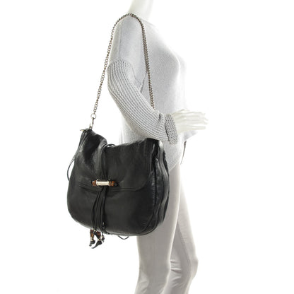 Gucci Calfskin Large Jungle Shoulder Bag Black 2 of 7