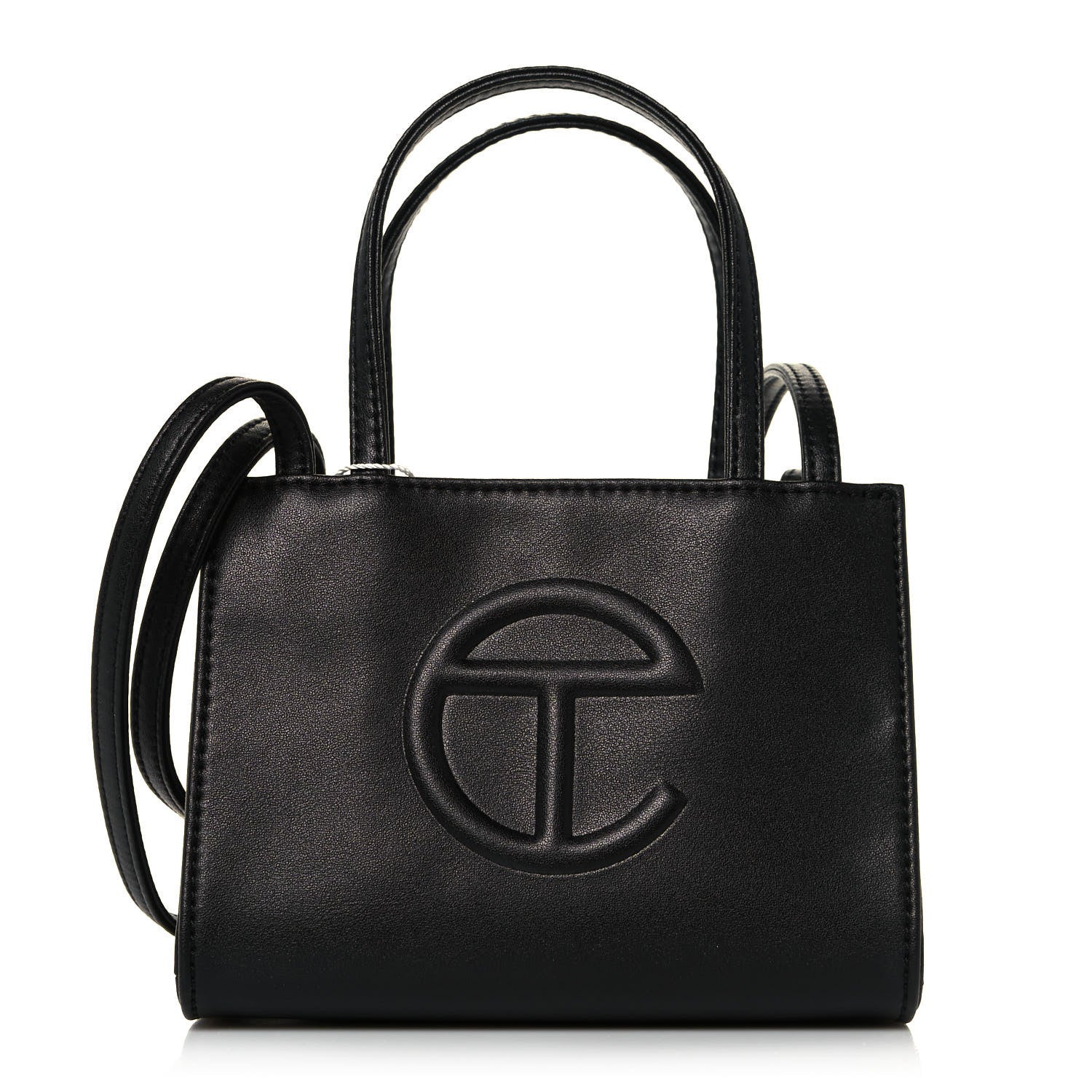 Telfar Vegan Leather Small Shopping Bag Black 1 of 13