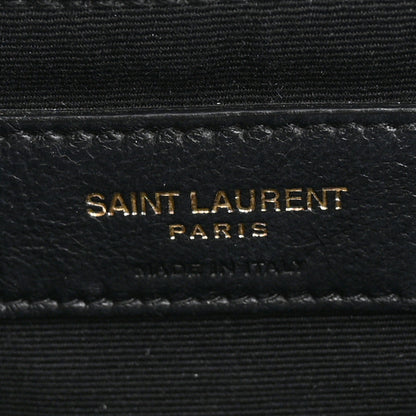 Saint Laurent Lambskin Matelasse Monogram Medium Niki Chain Satchel Seawood 6 of 13