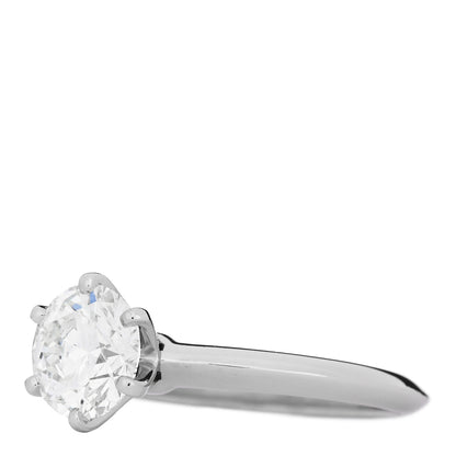 Tiffany Platinum Diamond 1.67ct Solitaire Engagement Ring 51 5.75 3 of 7
