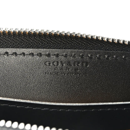 Goyard Goyardine Matignon Zip Around GM Wallet Black 6 of 7