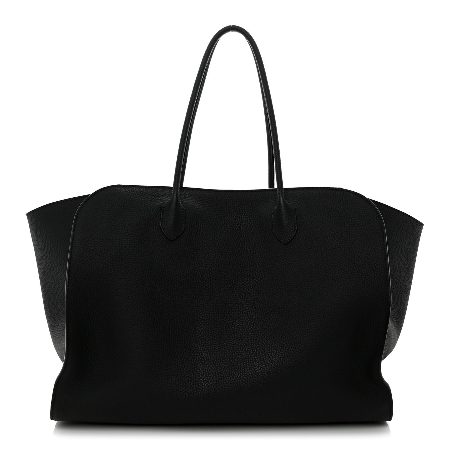 Matte Grained Calfskin Marlo 17 Black