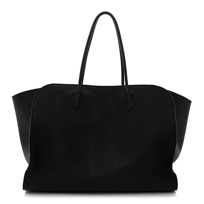 The Row Matte Grained Calfskin Marlo 17 Black 1 of 9