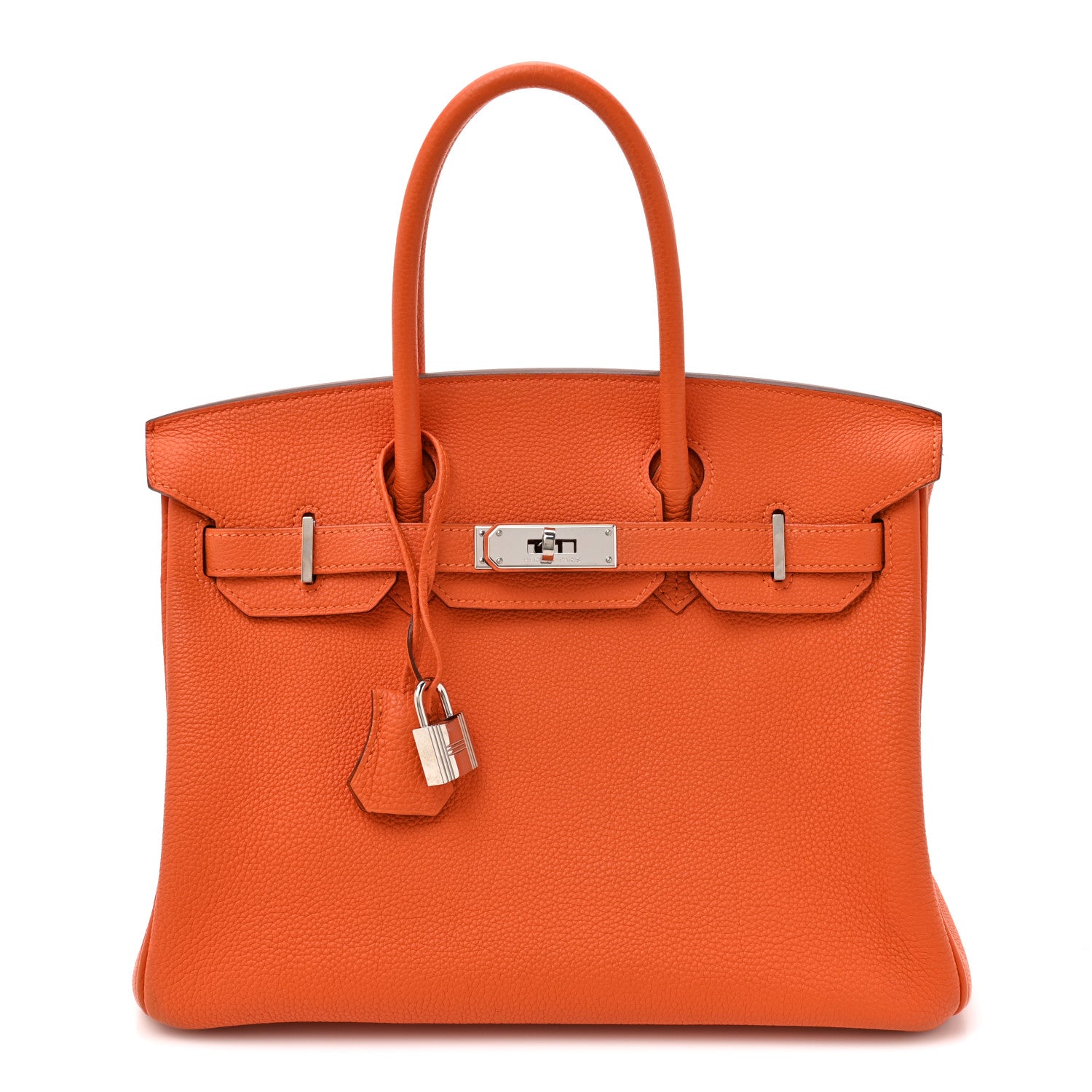 Hermes Togo BIRKIN 30 Orange 1 of 16