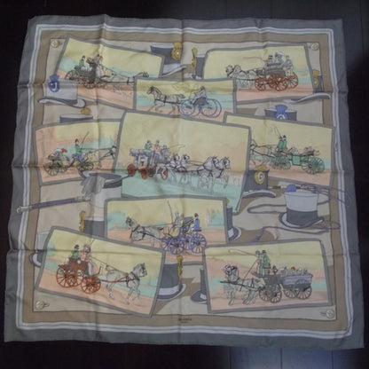 Hermes Silk Attelages Scarf 90 1 of 8